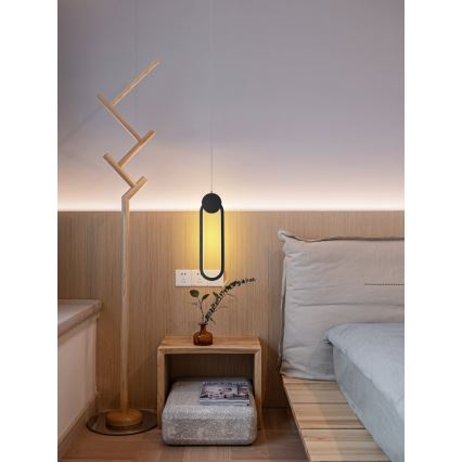 Immax NEO 07232L - LED Prigušivi luster na sajli NEO LITE OVALE LED/22W/230V 2700-6500K Wi-Fi Tuya + Daljinski upravljač