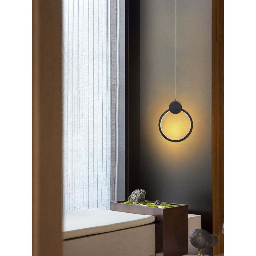 Immax NEO 07233L - LED Prigušivi luster na sajli NEO LITE OVALE LED/18W/230V Wi-Fi Tuya 2700-6500K + Daljinski upravljač