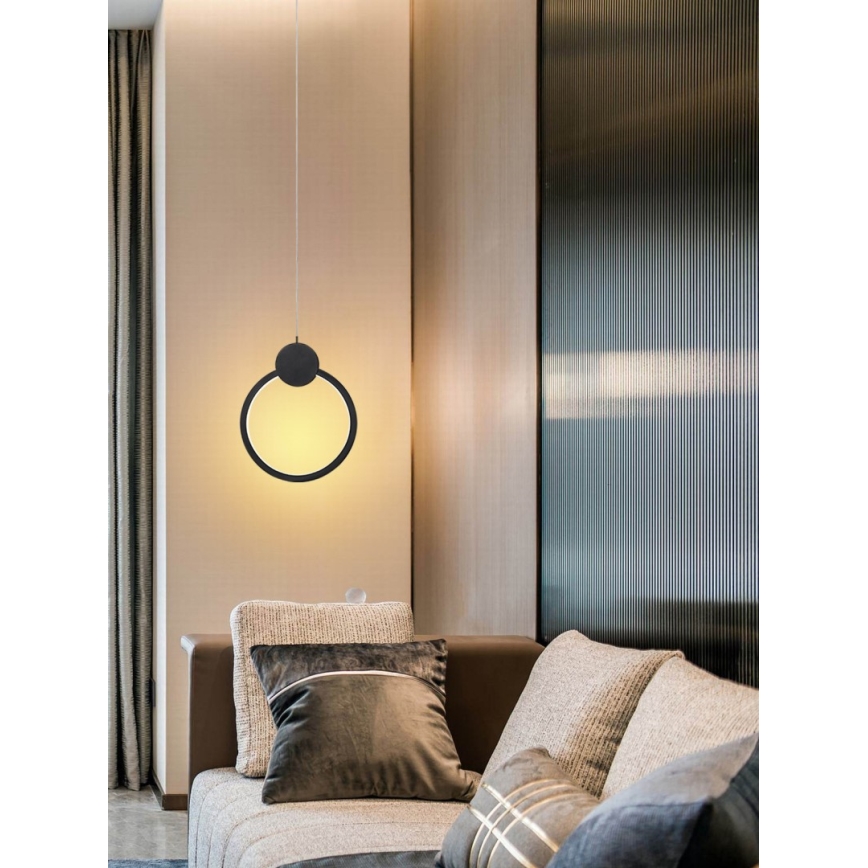 Immax NEO 07233L - LED Prigušivi luster na sajli NEO LITE OVALE LED/18W/230V Wi-Fi Tuya 2700-6500K + Daljinski upravljač