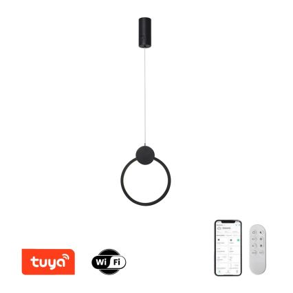 Immax NEO 07233L - LED Prigušivi luster na sajli NEO LITE OVALE LED/18W/230V Wi-Fi Tuya 2700-6500K + Daljinski upravljač