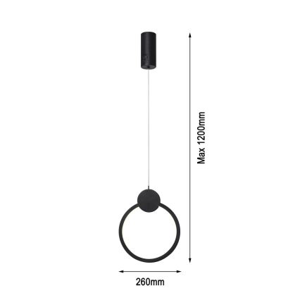 Immax NEO 07233L - LED Prigušivi luster na sajli NEO LITE OVALE LED/18W/230V Wi-Fi Tuya 2700-6500K + Daljinski upravljač
