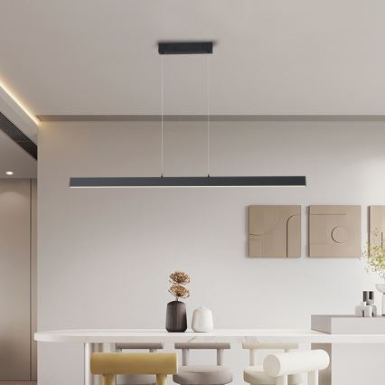 Immax NEO 07234L - LED Prigušivi luster na sajli NEO LITE TRIANGOLO LED/28W/230V Wi-Fi Tuya 2700-6500K + Daljinski upravljač