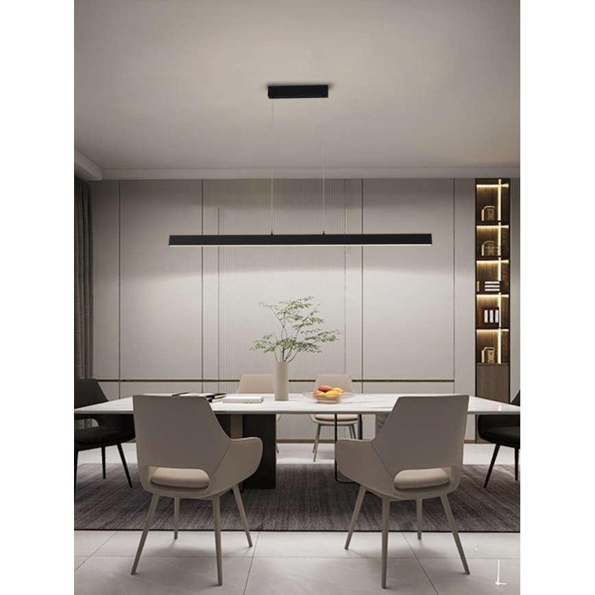 Immax NEO 07234L - LED Prigušivi luster na sajli NEO LITE TRIANGOLO LED/28W/230V Wi-Fi Tuya 2700-6500K + Daljinski upravljač