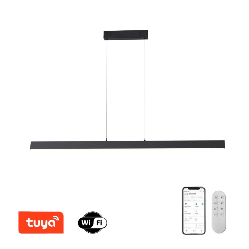 Immax NEO 07234L - LED Prigušivi luster na sajli NEO LITE TRIANGOLO LED/28W/230V Wi-Fi Tuya 2700-6500K + Daljinski upravljač