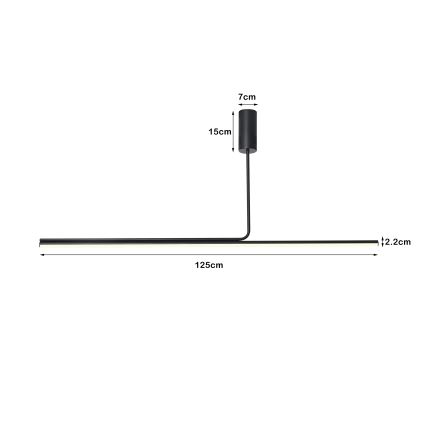 Immax NEO 07235L - LED Prigušivi luster sa šipkom NEO LITE ASTA LED/28W/230V Wi-Fi Tuya 2700-6500K + Daljinski upravljač