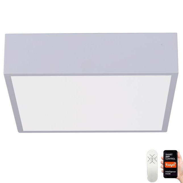 Immax NEO 07238L - LED plafonsko svetlo CANTO, prigušiva, LED/22W/230V, belo, Tuya + daljinski upravljač
