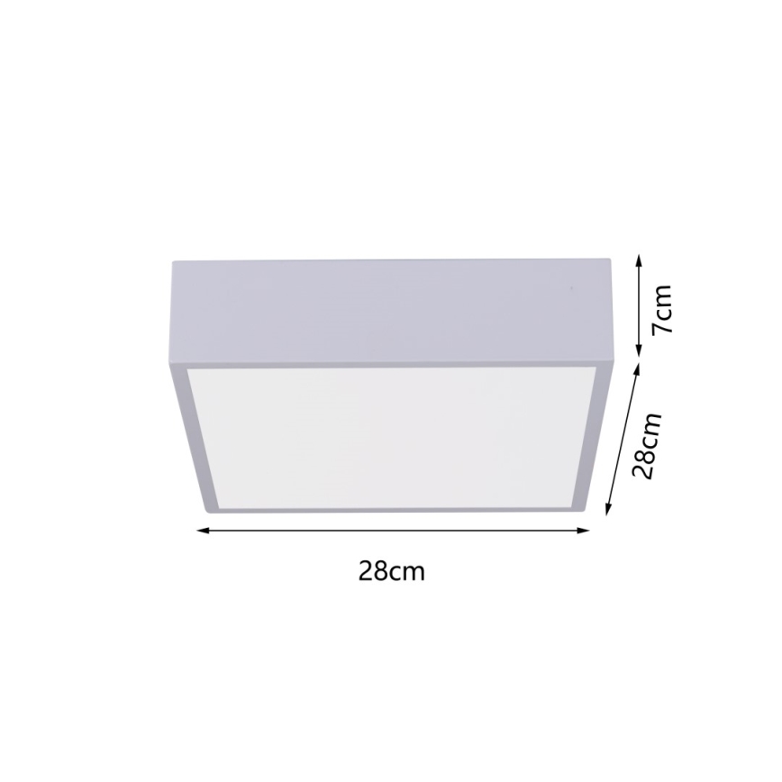 Immax NEO 07238L - LED Prigušiva plafonjera CANTO LED/22W/230V bela Tuya + Daljinski upravljač