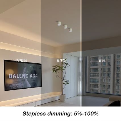 Immax NEO 07241L - LED Prigušiva plafonjera RONDATE LED/18W/230V 11,5cm Wi-Fi Tuya