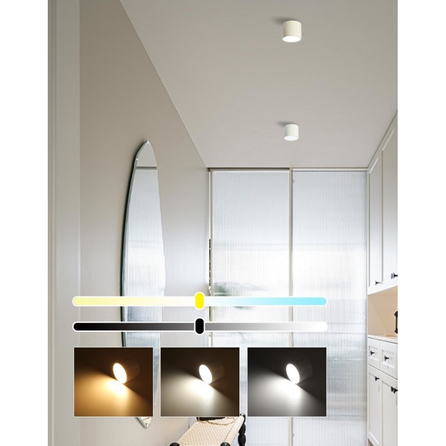 Immax NEO 07241L - LED Prigušiva plafonjera RONDATE LED/18W/230V 11,5cm Wi-Fi Tuya