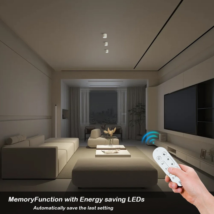 Immax NEO 07241L - LED Prigušiva plafonjera RONDATE LED/18W/230V 11,5cm Wi-Fi Tuya