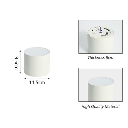 Immax NEO 07241L - LED Prigušiva plafonjera RONDATE LED/18W/230V 11,5cm Wi-Fi Tuya
