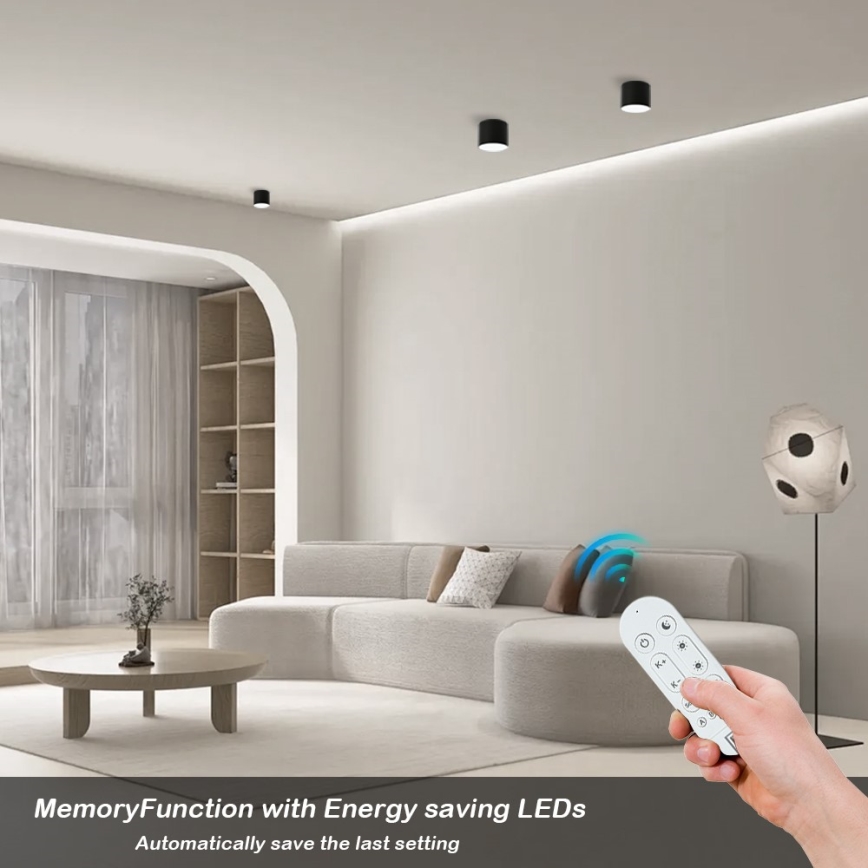Immax NEO 07242L - LED Prigušiva plafonjera RONDATE LED/18W/230V 11,5 cm Wi-Fi Tuya