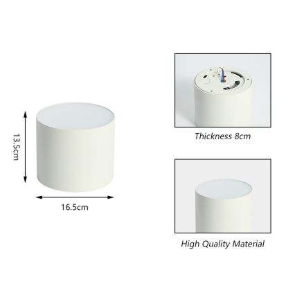 Immax NEO 07243L - LED Prigušiva plafonjera RONDATE LED/32W/230V 16,5 cm Wi-Fi Tuya