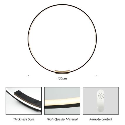 Immax NEO 07245-120 - LED Prigušiva zidna lampa FINO LED/70W/230V 120 cm Tuya + Daljinski upravljač