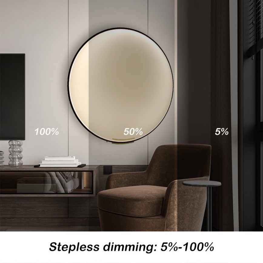 Immax NEO 07245-80 - LED Prigušiva zidna lampa FINO LED/50W/230V 2700-6500K 80 cm Tuya + Daljinski upravljač