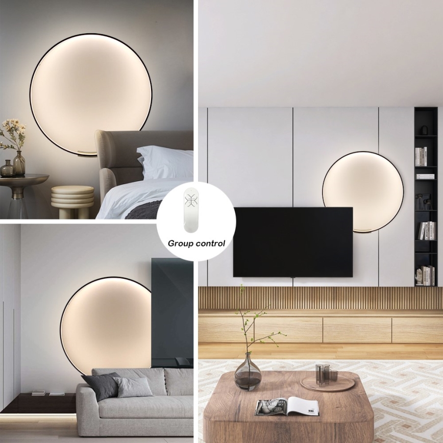 Immax NEO 07245-80 - LED Prigušiva zidna lampa FINO LED/50W/230V 2700-6500K 80 cm Tuya + Daljinski upravljač
