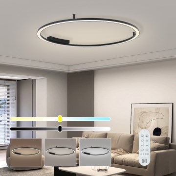 Immax NEO 07246-120 - LED Prigušiva plafonjera FINO LED/72W/230V 120 cm Tuya + Daljinski upravljač