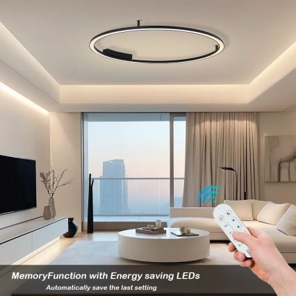Immax NEO 07246-120 - LED Prigušiva plafonjera FINO LED/72W/230V 120 cm Tuya + Daljinski upravljač