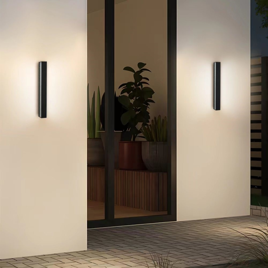 Immax NEO 07247L - LED Prigušiva spoljašnja zidna lampa LINK LED/40W/230V Wi-Fi Tuya IP44 + Daljinski upravljač