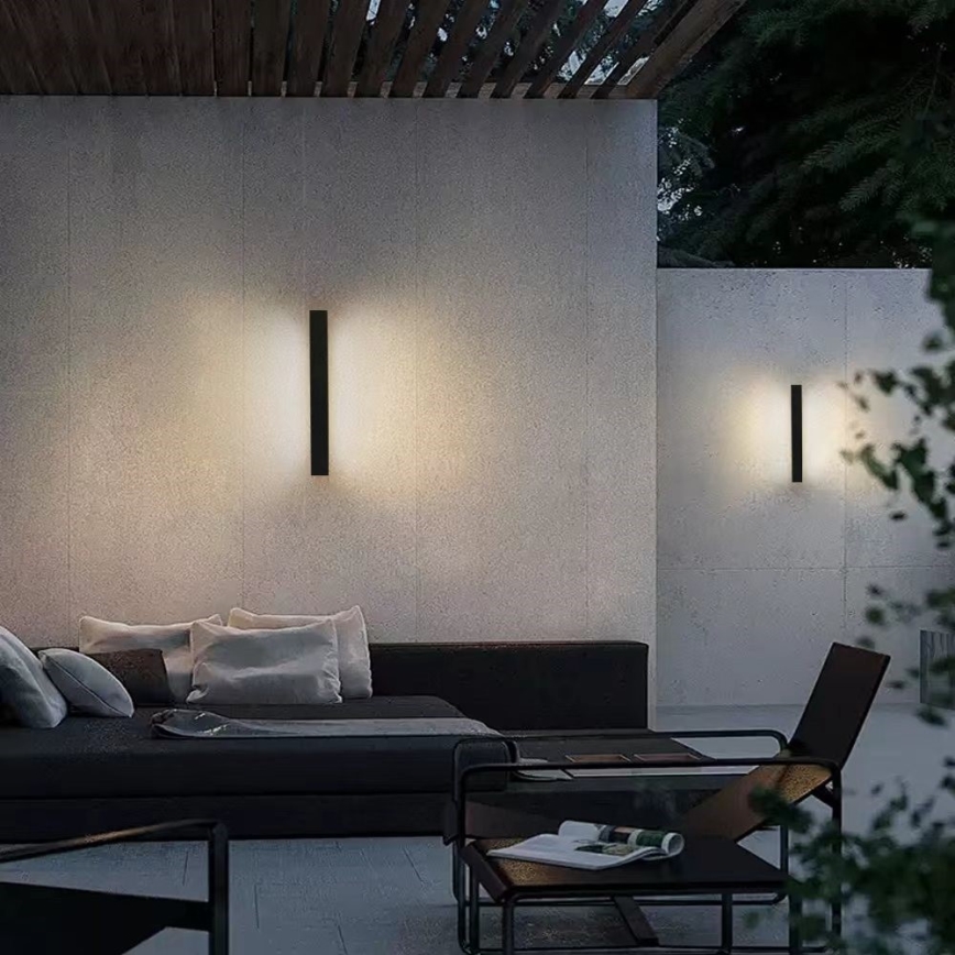 Immax NEO 07247L - LED Prigušiva spoljašnja zidna lampa LINK LED/40W/230V Wi-Fi Tuya IP44 + Daljinski upravljač