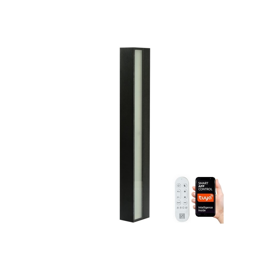Immax NEO 07247L - LED Prigušiva spoljašnja zidna lampa LINK LED/40W/230V Wi-Fi Tuya IP44 + Daljinski upravljač