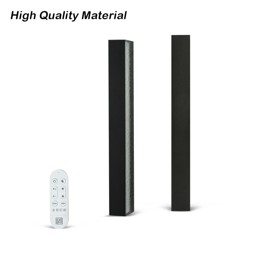 Immax NEO 07247L - LED Prigušiva spoljašnja zidna lampa LINK LED/40W/230V Wi-Fi Tuya IP44 + Daljinski upravljač