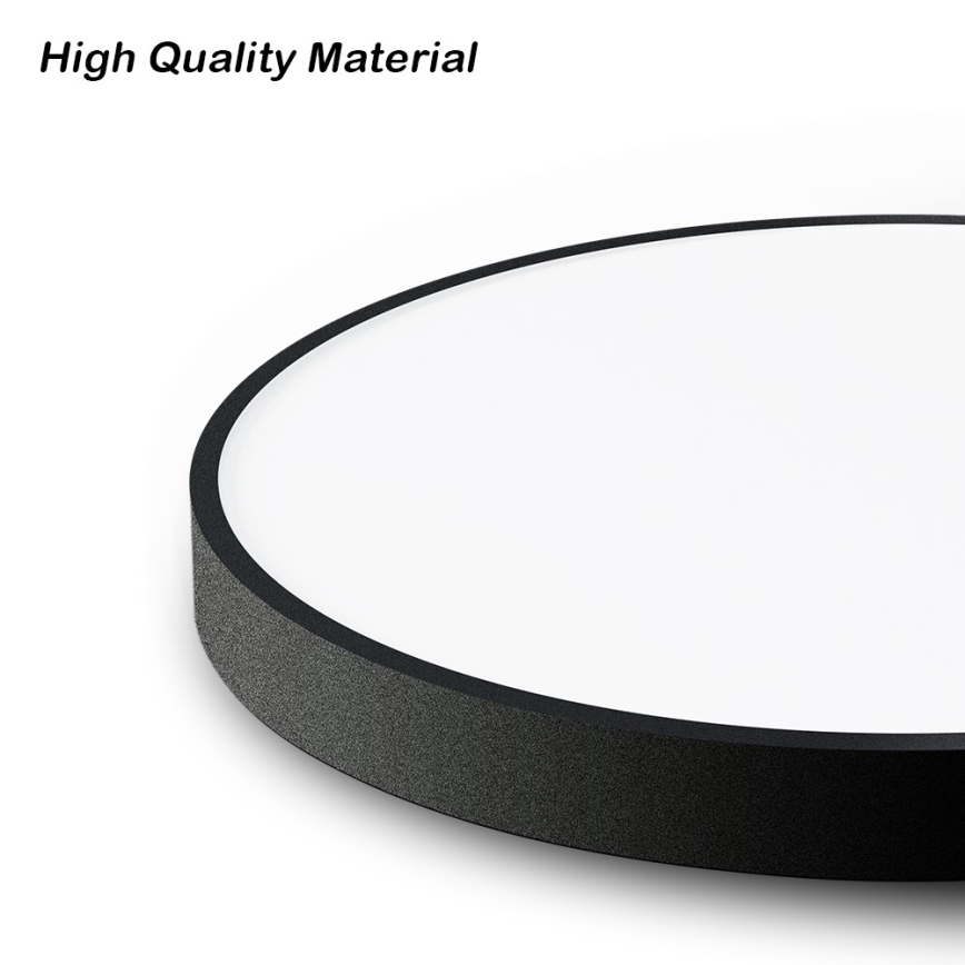 Immax NEO 07248L - LED Prigušiva plafonjera NEO LITE SEMPLICI LED/36W/230V 3000-6000K Wi-Fi Tuya crno + Daljinski upravljač