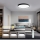 Immax NEO 07249L - LED Prigušiva plafonjera NEO LITE SEMPLICI LED/48W/230V 3000-6000K Wi-Fi Tuya crno + Daljinski upravljač