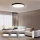 Immax NEO 07250L - LED Prigušiva plafonjera NEO LITE SEMPLICI LED/60W/230V 3000-6000K Wi-Fi Tuya crno + Daljinski upravljač