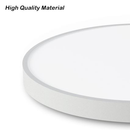 Immax NEO 07253L - LED prigušiva stropno svetlo NEO LITE SEMPLICI LED/60W/230V 3000-6000K Ø 60 cm Wi-Fi Tuya belo + daljinski upravljač