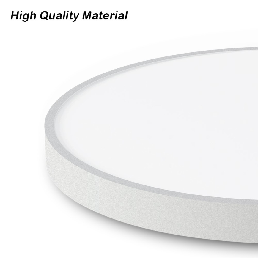 Immax NEO 07253L - LED prigušiva stropno svetlo NEO LITE SEMPLICI LED/60W/230V 3000-6000K Ø 60 cm Wi-Fi Tuya belo + daljinski upravljač