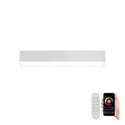 Immax NEO 07257L - LED Prigušiva plafonjera NEO LITE LUNGO LED/20W/230V 3000-6000K Wi-Fi Tuya bela + Daljinski upravljač