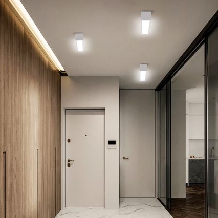 Immax NEO 07257L - LED Prigušiva plafonjera NEO LITE LUNGO LED/20W/230V 3000-6000K Wi-Fi Tuya bela + Daljinski upravljač