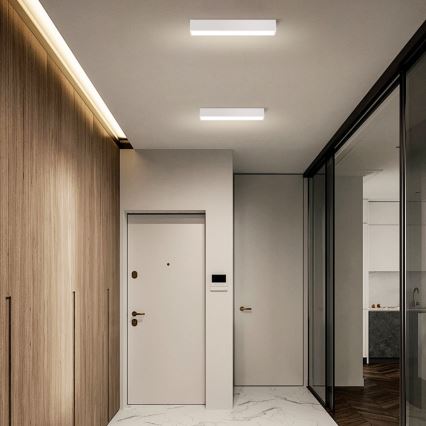 Immax NEO 07257L - LED Prigušiva plafonjera NEO LITE LUNGO LED/20W/230V 3000-6000K Wi-Fi Tuya bela + Daljinski upravljač