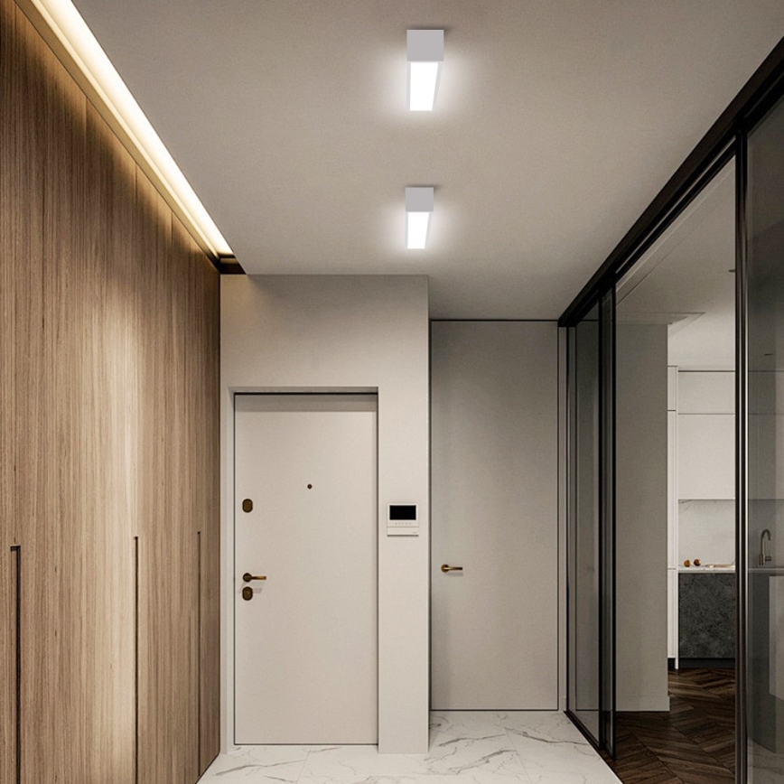 Immax NEO 07257L - LED Prigušiva plafonjera NEO LITE LUNGO LED/20W/230V 3000-6000K Wi-Fi Tuya bela + Daljinski upravljač