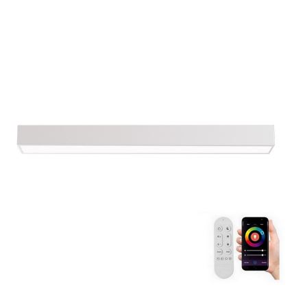 Immax NEO 07258L - LED Prigušiva plafonjera NEO LITE LUNGO LED/29W/230V 3000-6000K Wi-Fi Tuya bela + Daljinski upravljač