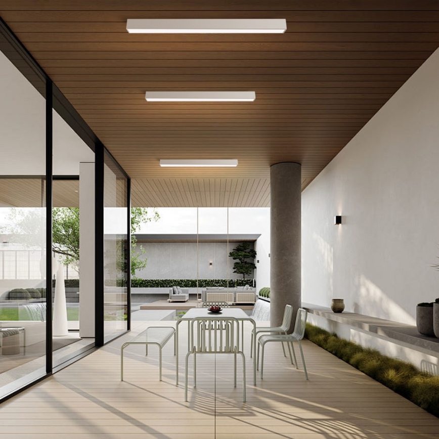 Immax NEO 07259L - LED Prigušiva plafonjera NEO LITE LUNGO LED/38W/230V 3000-6000K Wi-Fi Tuya bela + Daljinski upravljač
