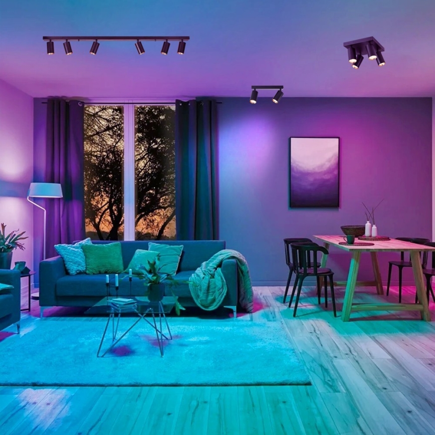 Immax NEO 07266W - LED RGB+CCT Prigušivo reflektorsko svetlo NEO LITE PUNTO 4xGU10/6W/230V Wi-Fi Tuya