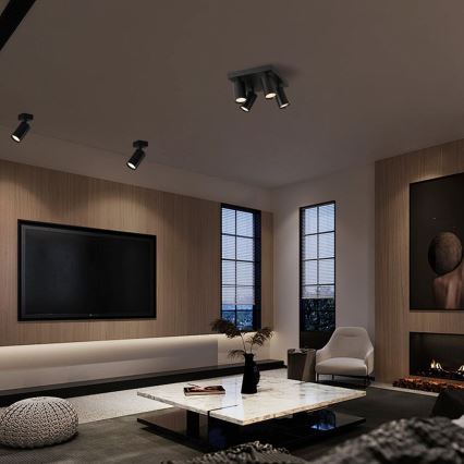 Immax NEO 07266W - LED RGB+CCT Prigušivo reflektorsko svetlo NEO LITE PUNTO 4xGU10/6W/230V Wi-Fi Tuya