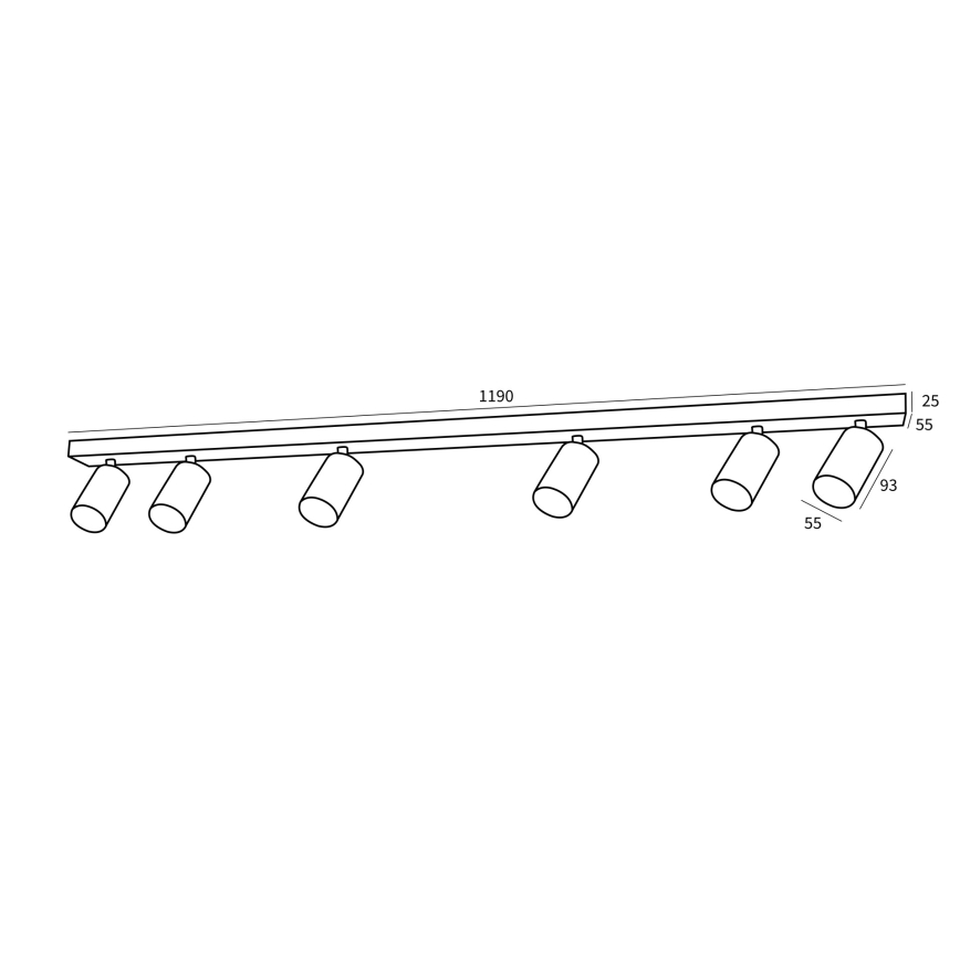 Immax NEO 07268W - LED RGB+CCT Prigušivo reflektorsko svetlo NEO LITE PUNTO 6xGU10/6W/230V Wi-Fi Tuya