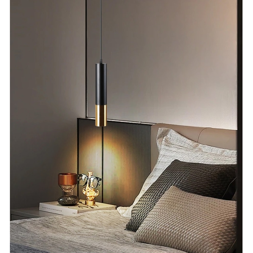 Immax NEO 07273Z - LED RGB+CCT Prigušivi luster na sajli NEO PUNTO 1xGU10/4,8W/230V Tuya