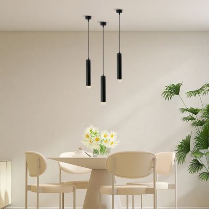 Immax NEO 07275Z - LED RGB+CCT Prigušivi luster na sajli NEO PUNTO 1xGU10/4,8W/230V Tuya