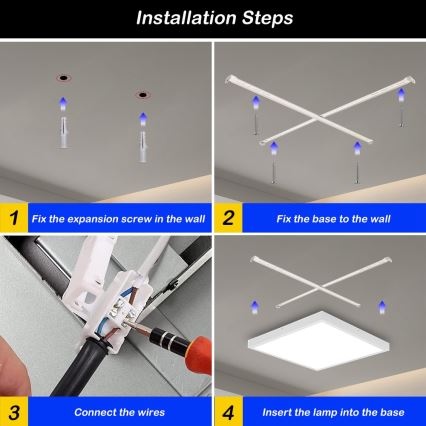 Immax NEO 07277L - LED Prigušiva plafonjera za kupatilo NEO LITE FRAME LED/50W/230V IP44 Wi-Fi Tuya +daljinski upravljač bela