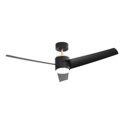 Immax NEO 07280L - LED Prigušivi plafonski ventilator BEAUTY LED/18W/230V Wi-Fi Tuya crno + Daljinski upravljač