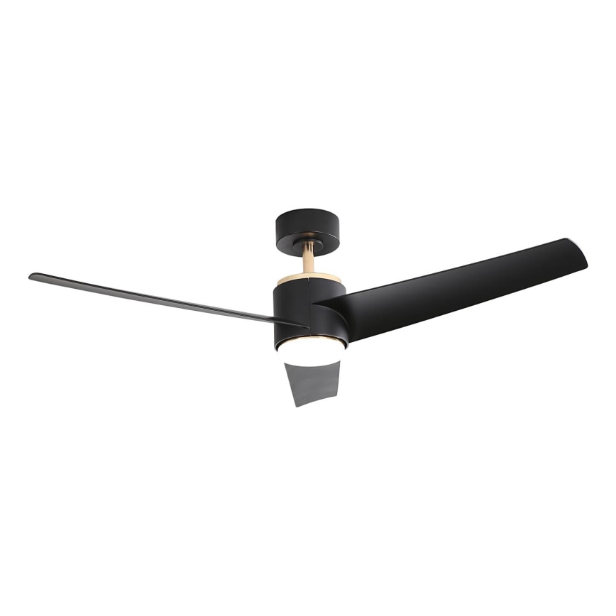 Immax NEO 07280L - LED Prigušivi plafonski ventilator BEAUTY LED/18W/230V Wi-Fi Tuya crno + Daljinski upravljač