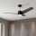 Immax NEO 07280L - LED Prigušivi plafonski ventilator BEAUTY LED/18W/230V Wi-Fi Tuya crno + Daljinski upravljač
