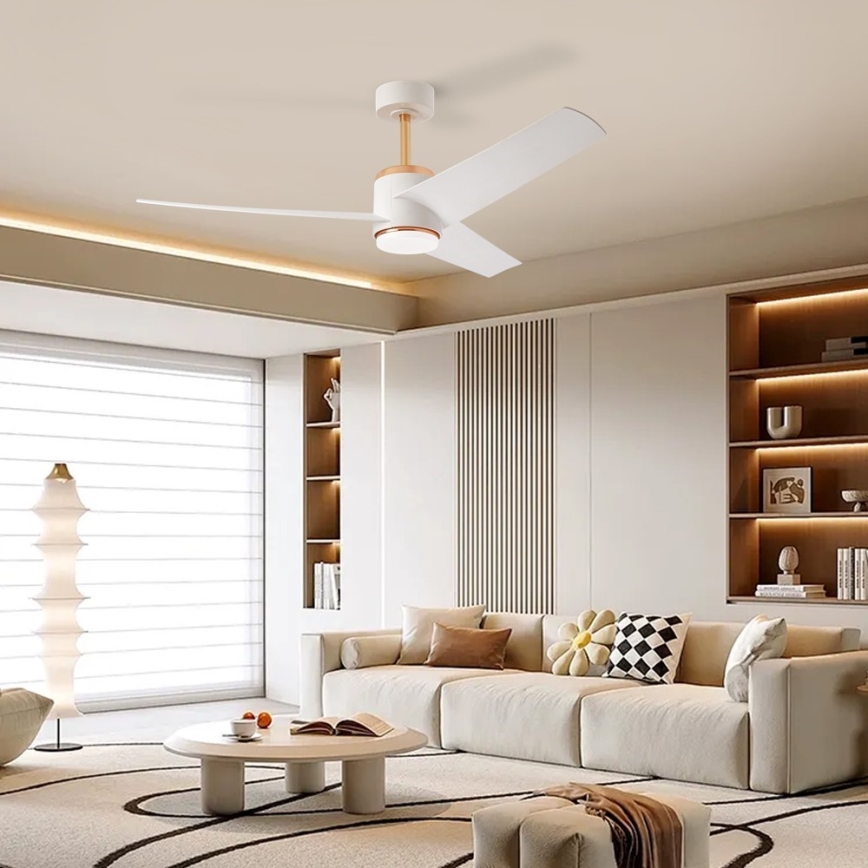 Immax NEO 07281L - LED+CCT prigušiva plafonski ventilator BEAUTY LED/18W/230V 3000/4000/6000K Wi-Fi Tuya + daljinski upravljač