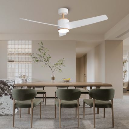 Immax NEO 07281L - LED+CCT prigušiva plafonski ventilator BEAUTY LED/18W/230V 3000/4000/6000K Wi-Fi Tuya + daljinski upravljač