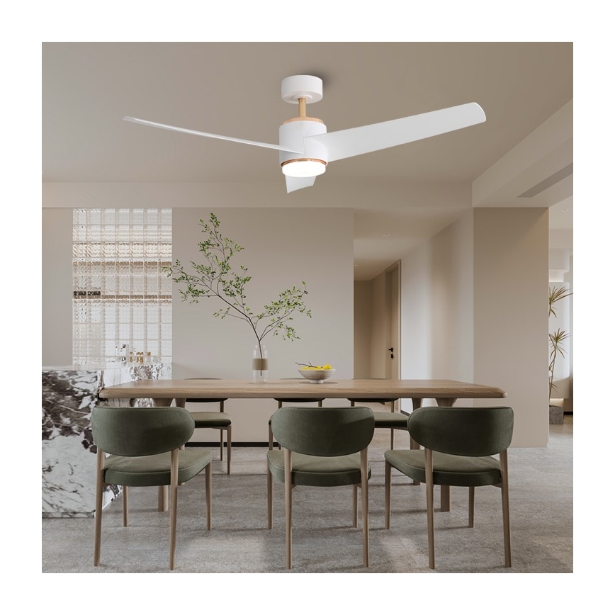 Immax NEO 07281L - LED+CCT prigušiva plafonski ventilator BEAUTY LED/18W/230V 3000/4000/6000K Wi-Fi Tuya + daljinski upravljač