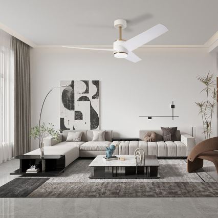 Immax NEO 07281L - LED+CCT prigušiva plafonski ventilator BEAUTY LED/18W/230V 3000/4000/6000K Wi-Fi Tuya + daljinski upravljač